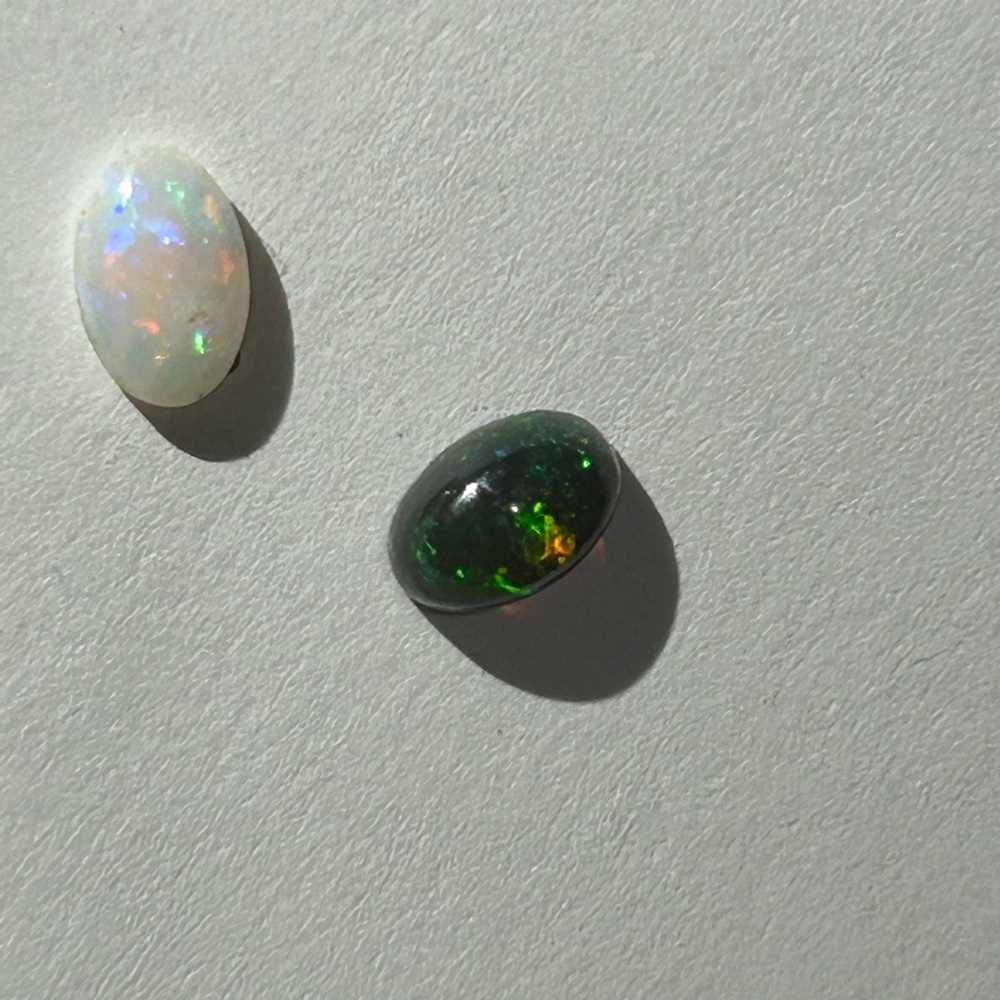 Solid Loose Black Opal Natural - image 2